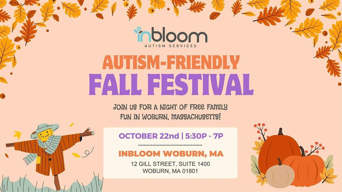 Autism-Friendly Fall Festival for Kids  in Woburn, MA