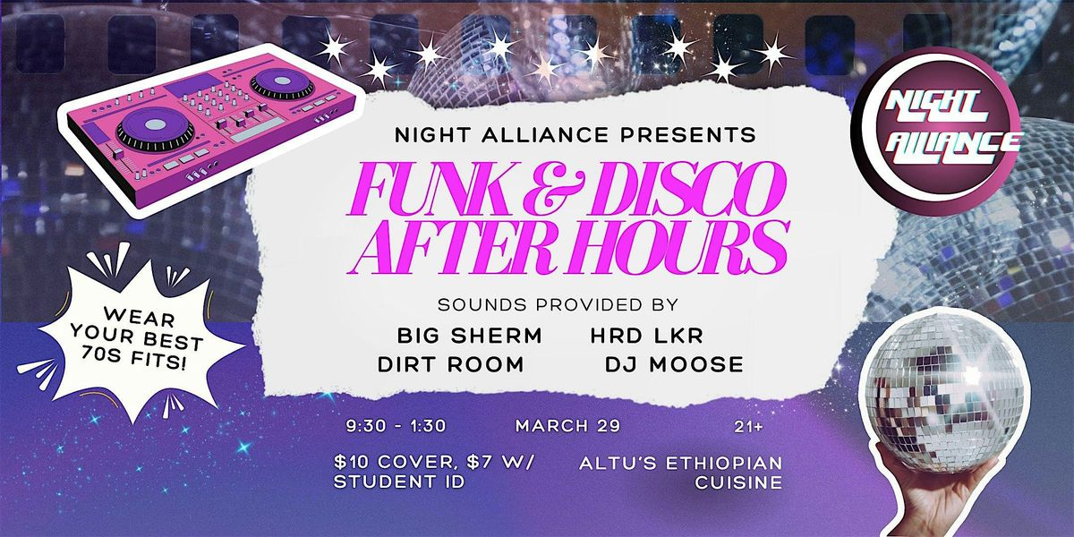 FUNK & DISCO AFTER HOURS at Altu's