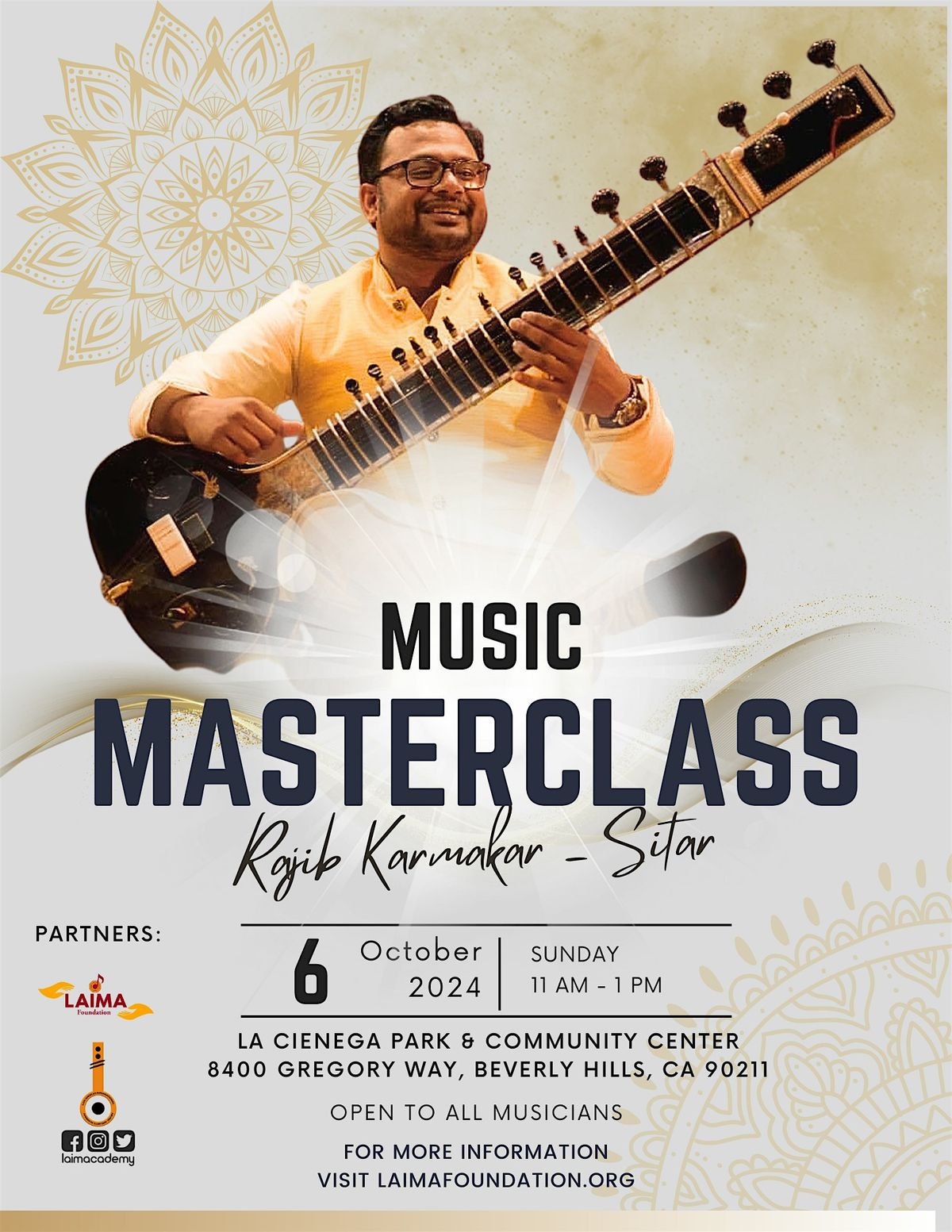 Music Masterclass with Maestro Rajib Karmakar - February 15, 2025