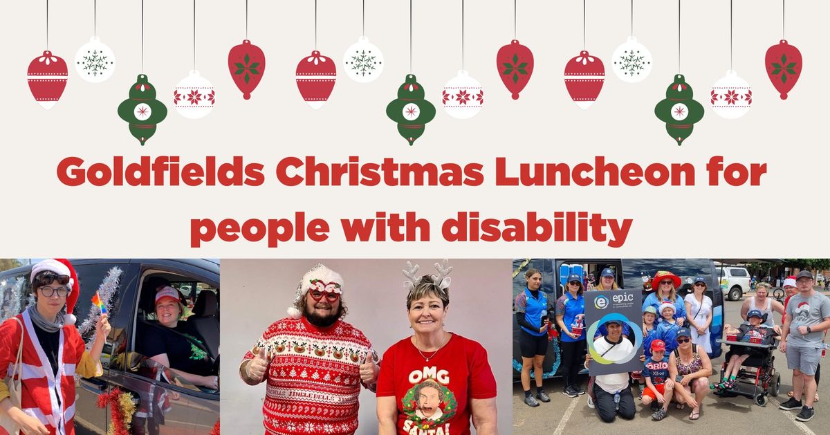 Goldfields Christmas Luncheon for people with disability