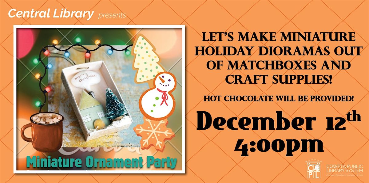 Teen Crafts: Miniature Ornament Party