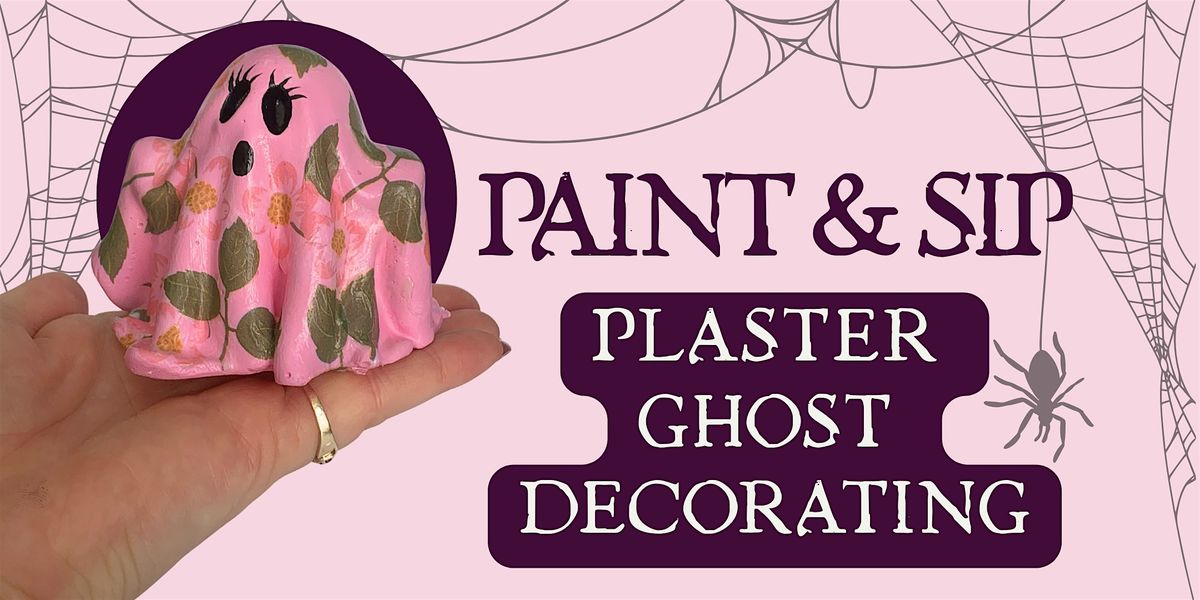 Paint & Sip Plaster Ghost Decorating at Almonak