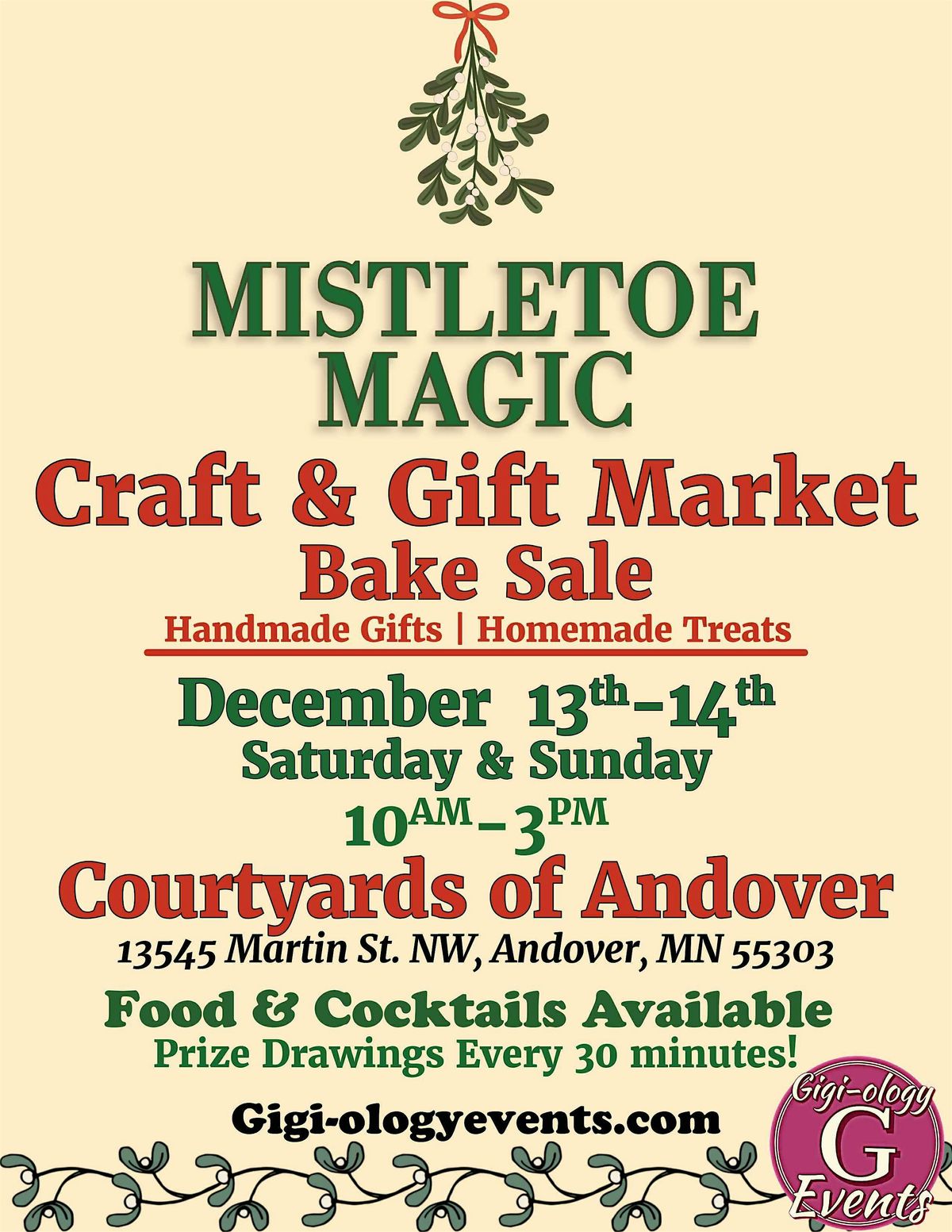Mistletoe Magic Craft & Gift Market & Bake Sale