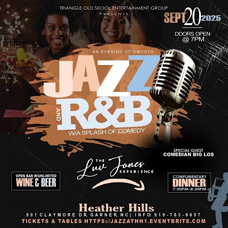 An Evening of Smooth Jazz and R&B w\/A Splash of Comedy