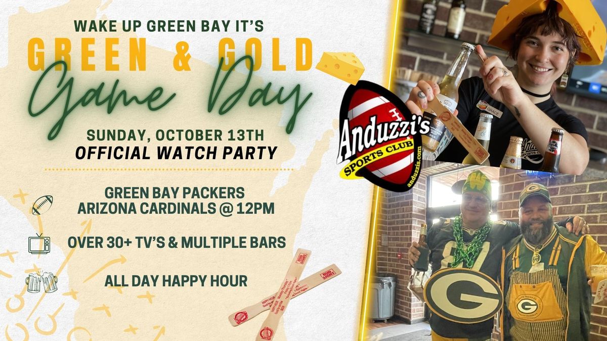 Official Watch Party: Green Bay Packers vs. Arizona Cardinals