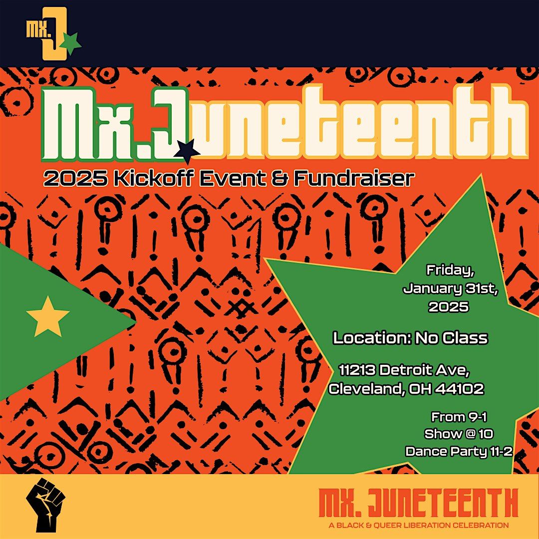 Mx. Juneteenth 2025 Kickoff Event & Fundraiser