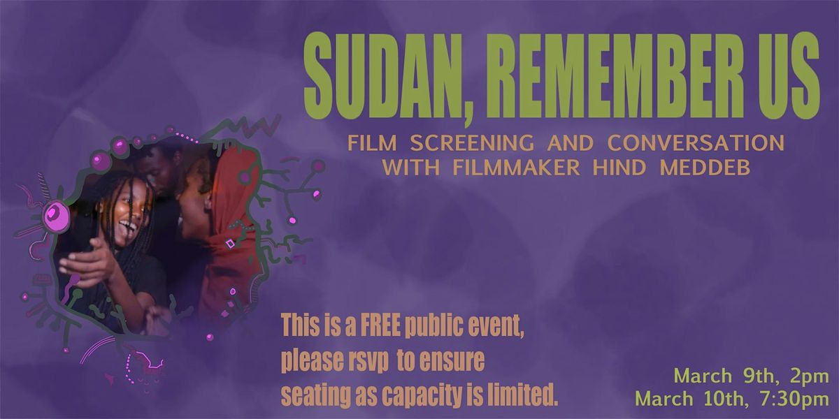 Sudan, Remember Us: Film Screening & Discussion