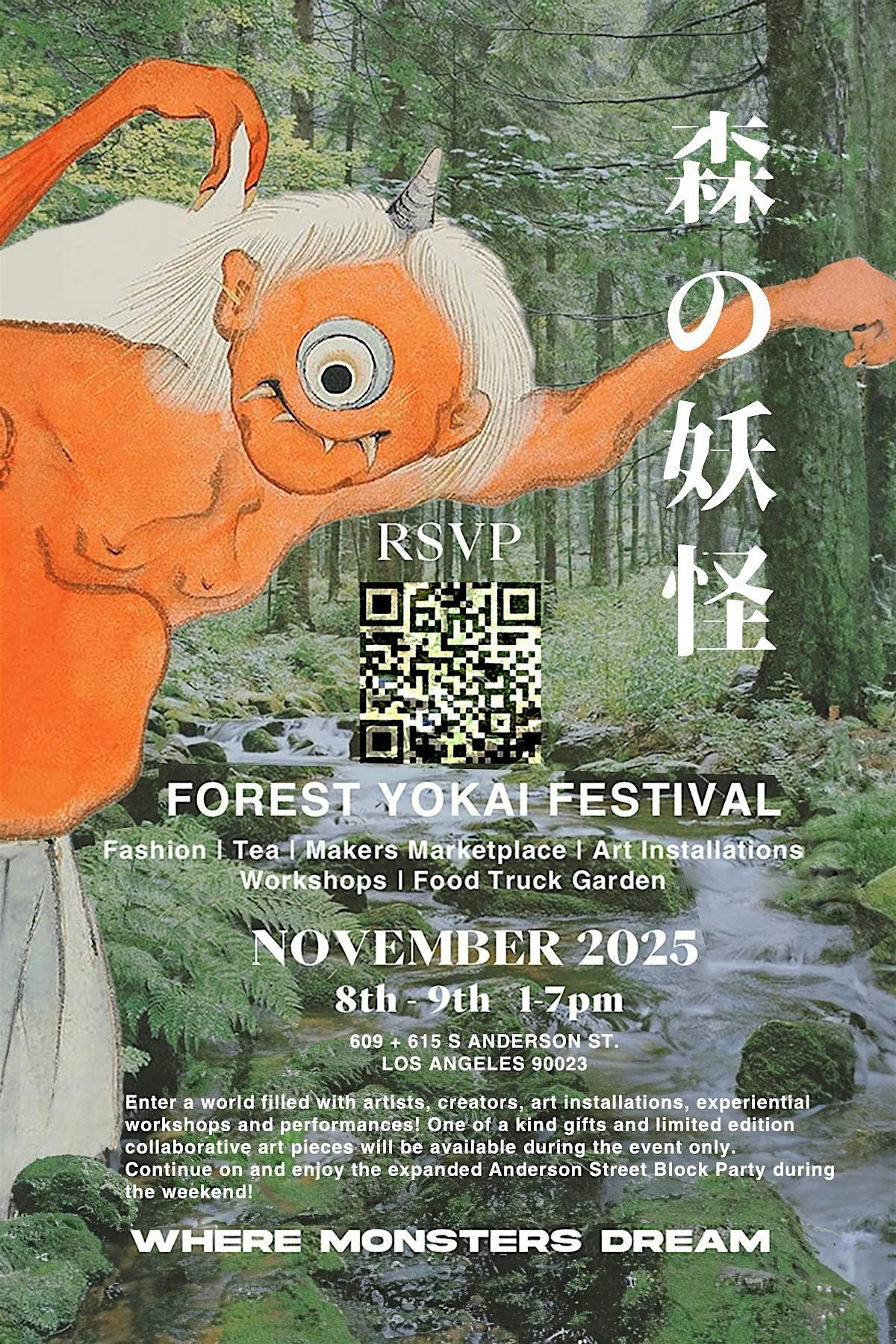 Forest Yokai 2-day Festival Nov. 8 + 9