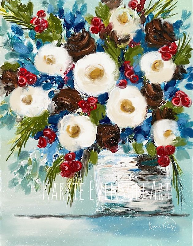 Winter Floral Painting Workshop