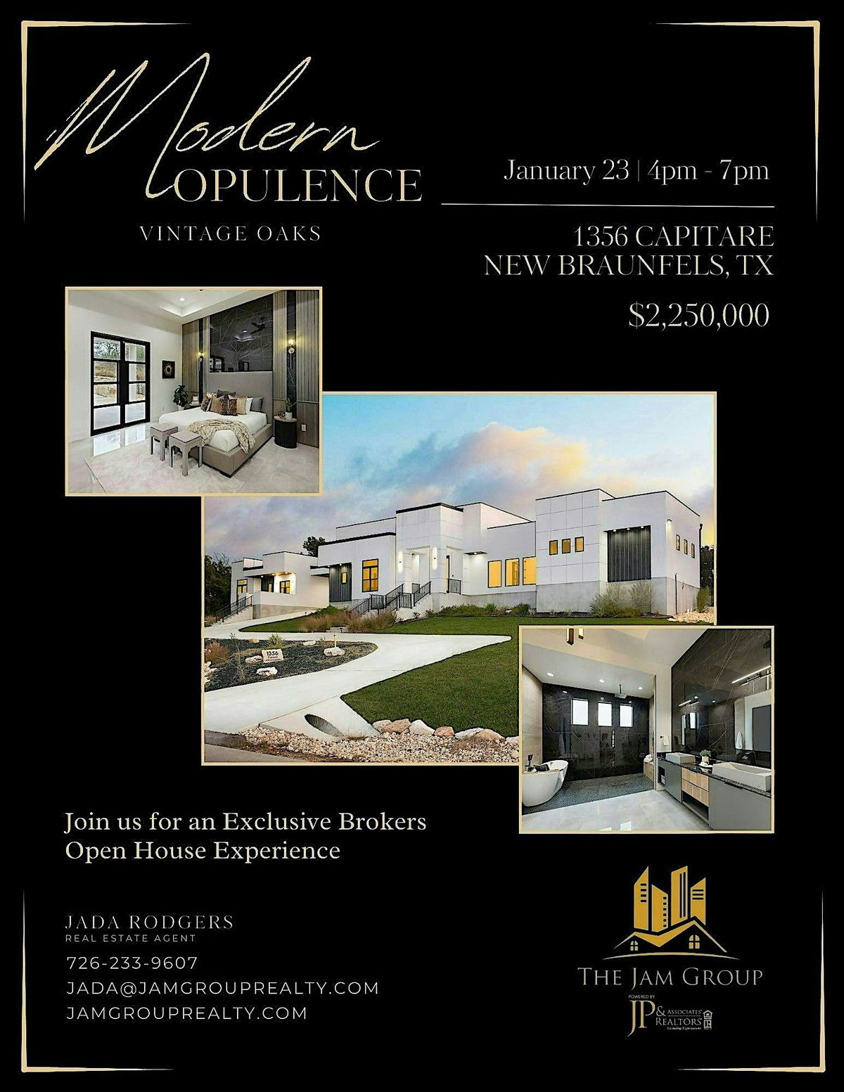 Modern Opulence in Vintage Oaks an Exclusive Brokers Open