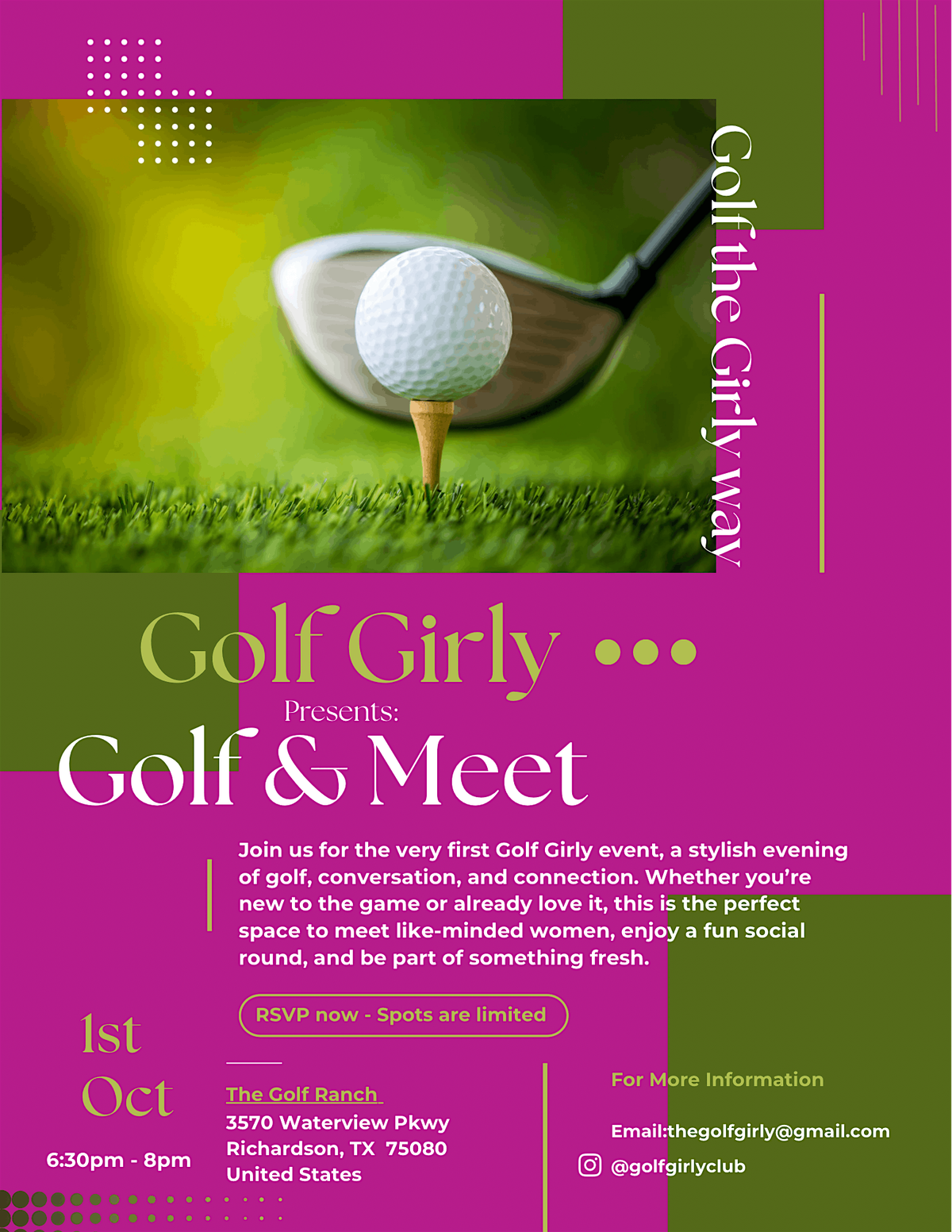 Golf & Meet - Golf Girly