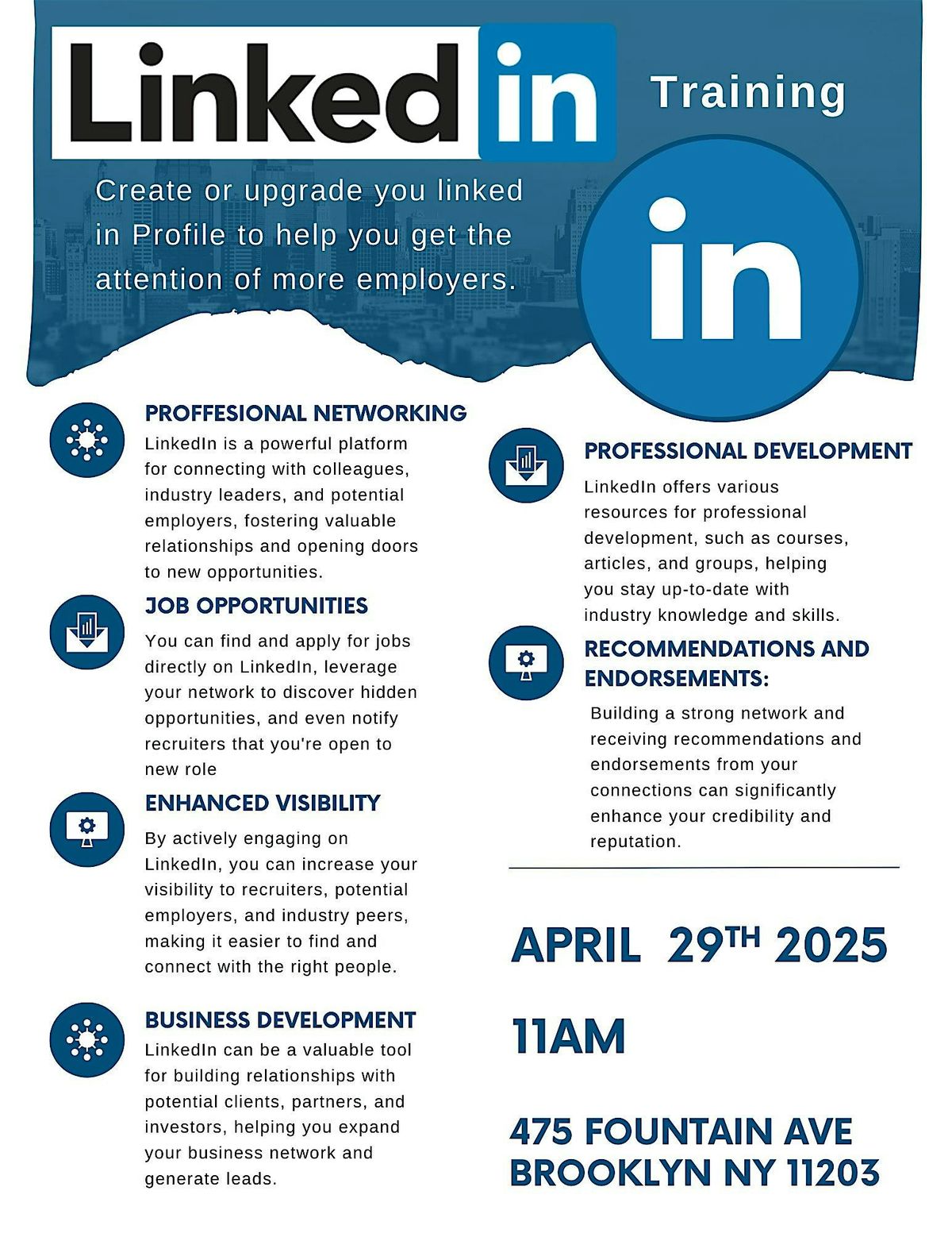 Linked in Training Workshop