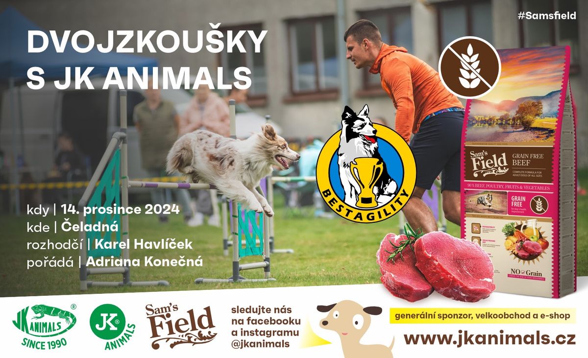 Dvojzkou\u0161ky s JK Animals - \u010celadn\u00e1 