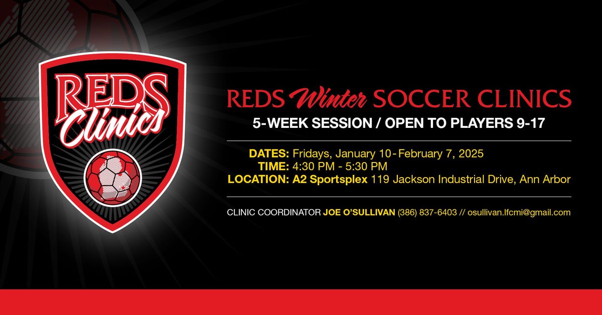 Reds Winter Soccer Clinics