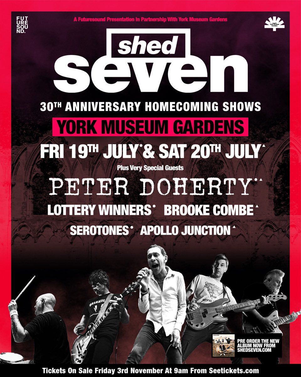 Shed Seven York Tickets