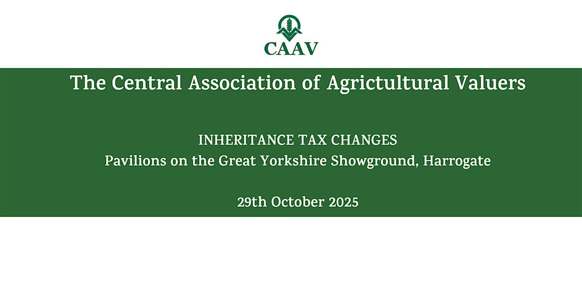 Inheritance Tax Changes - Harrogate 2025