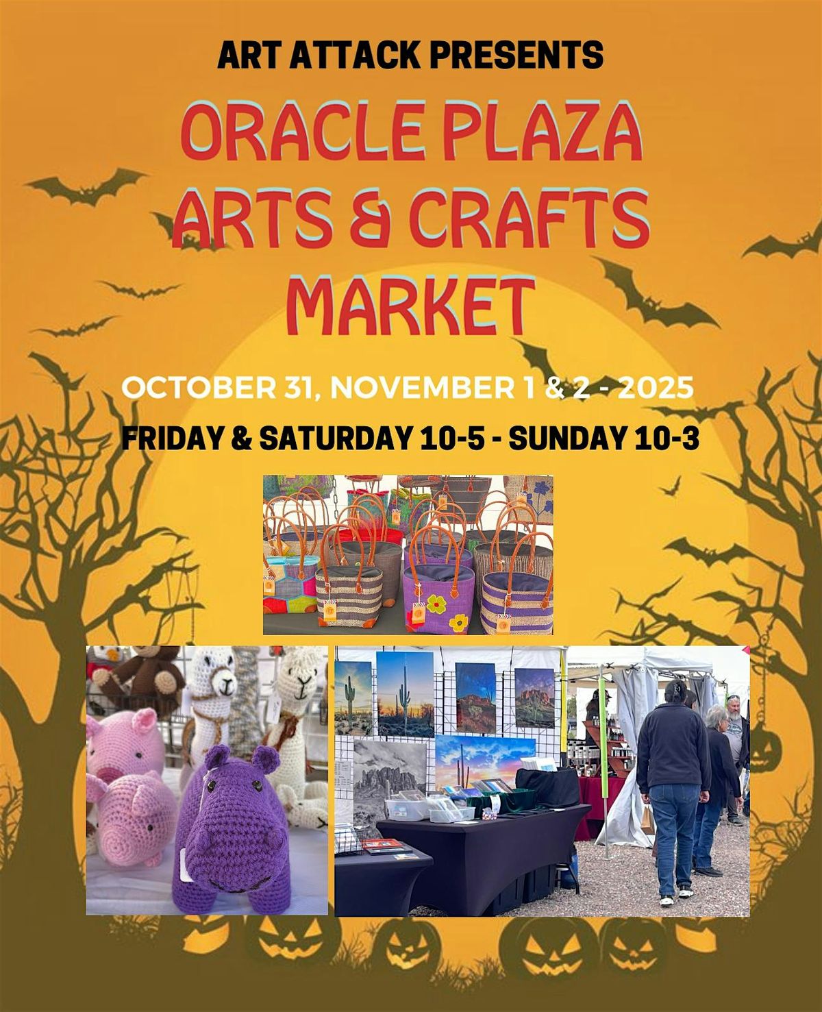 Art & Crafts Market on Oracle Plaza, 6346 N Oracle, Oct-31, - Nov-2,-2025