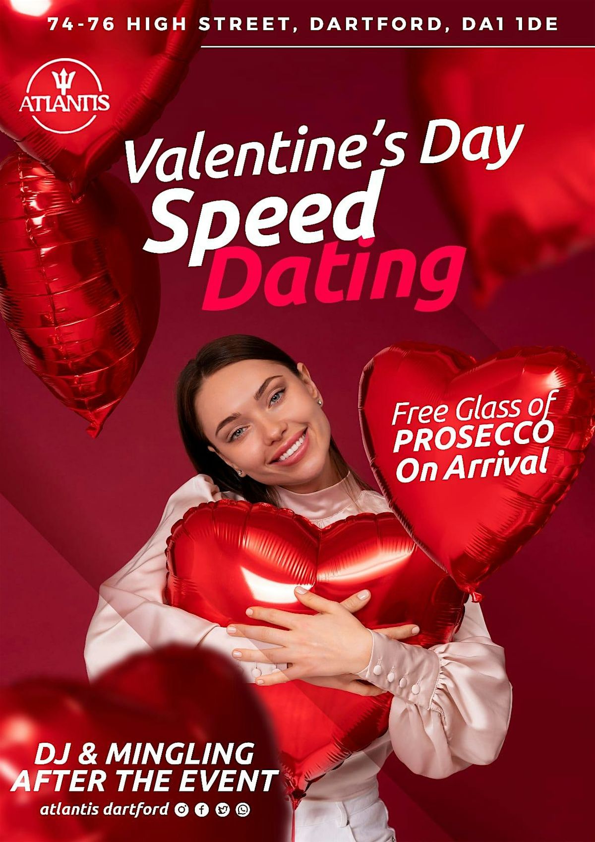 Kent Valentine's Day Speed Dating and Mingling Event