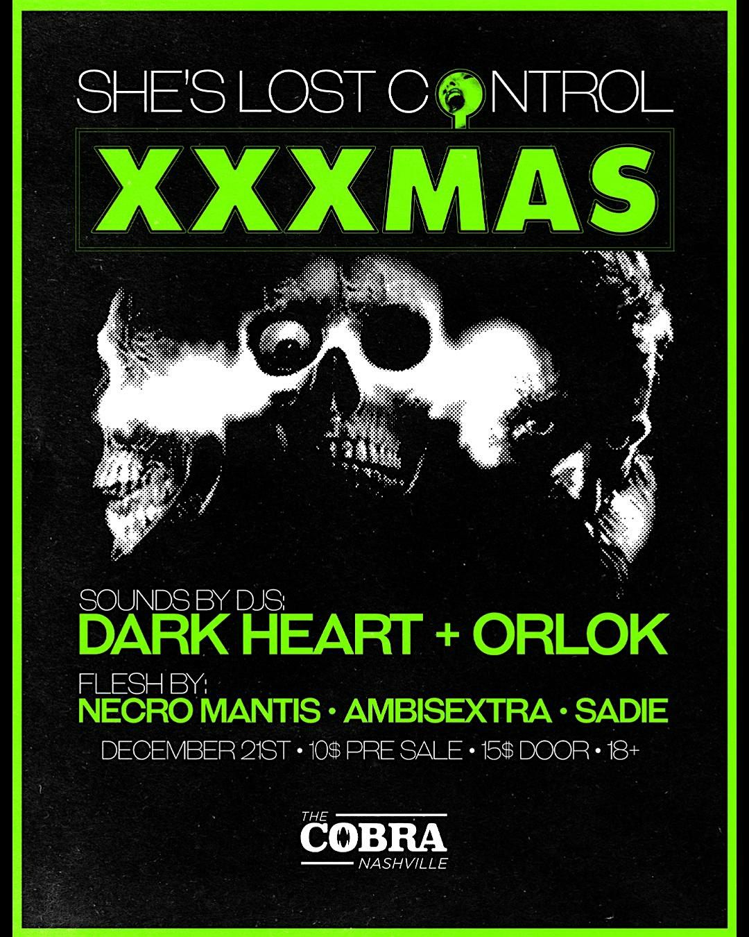 Venue: She's Lost Control XXXMAS