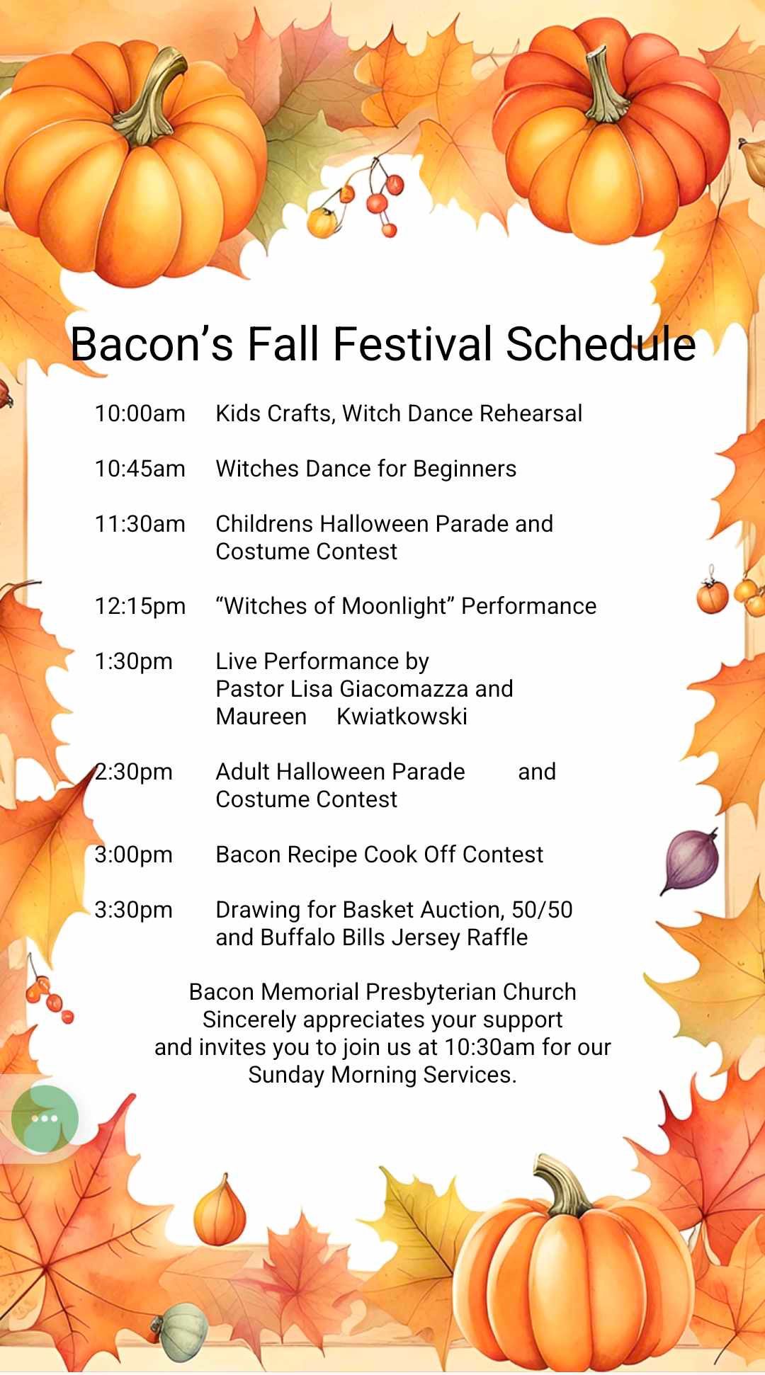 Bacon's Fall Festival & Basket Auction