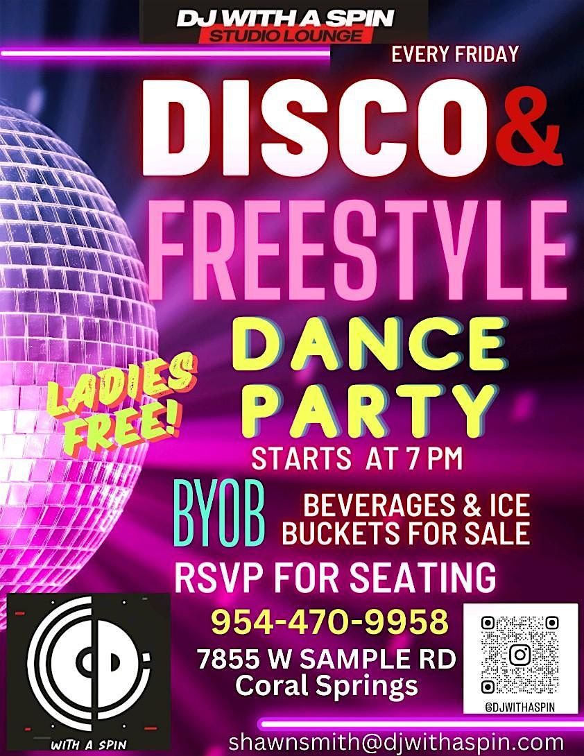 Freestyle Fridays & Disco Nights Dance Party Coral Springs