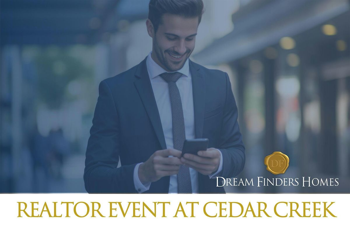 Realtor event at Cedar Creek