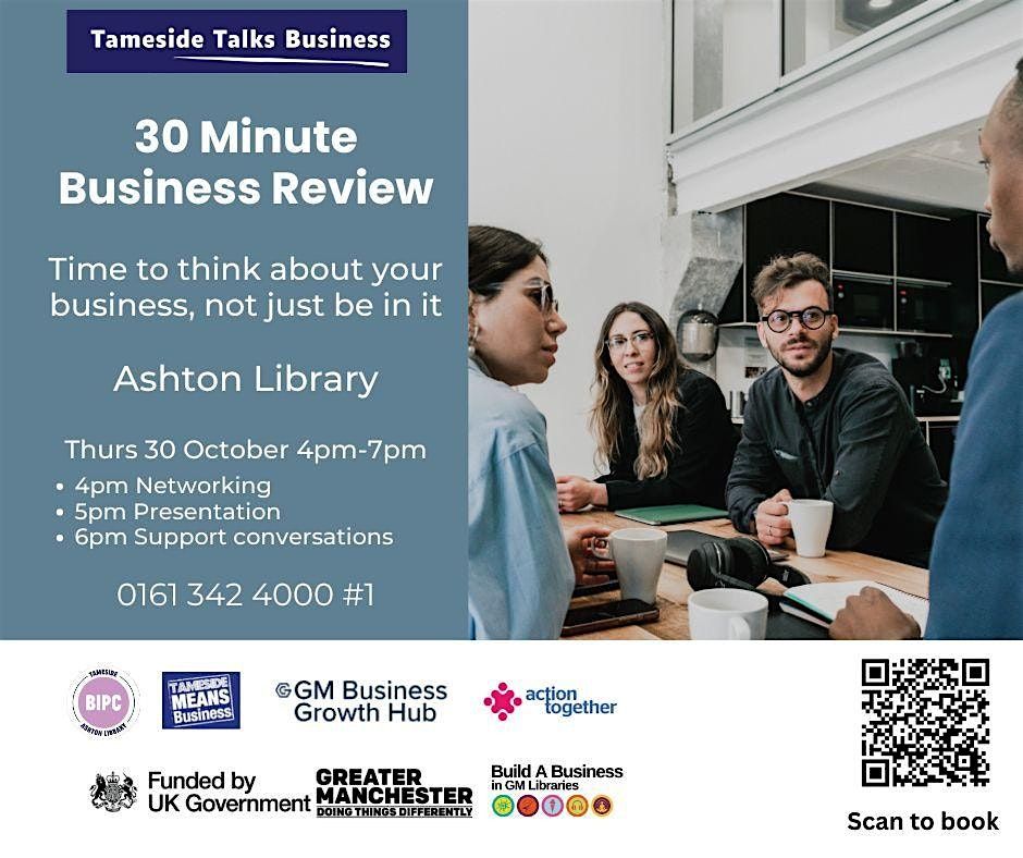 30 Minute Business Review: Tameside Talks Business