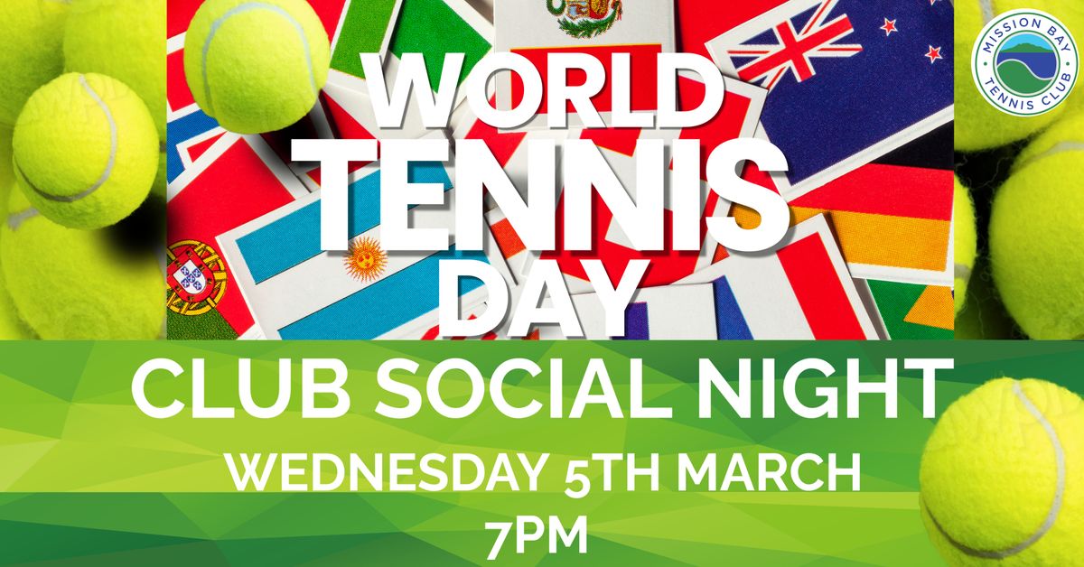 World Tennis Day Club Social Night