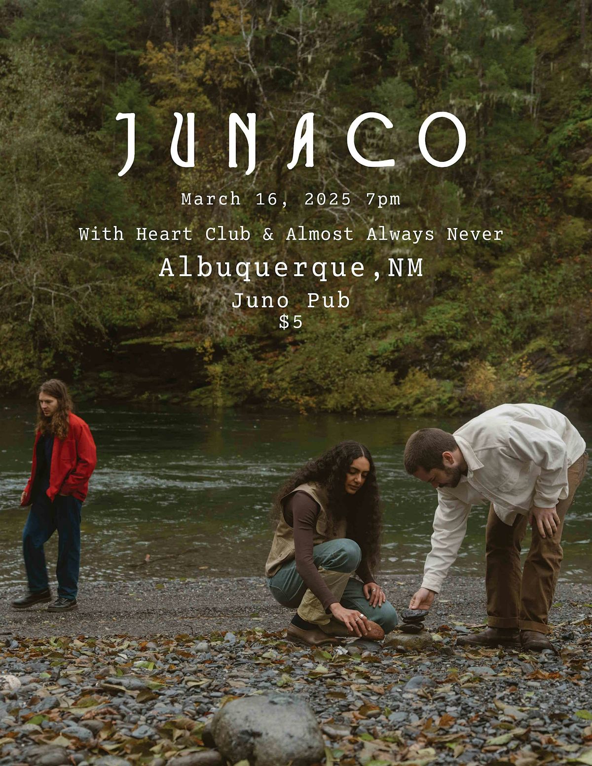 Junaco + Heart Club + Almost Always Never