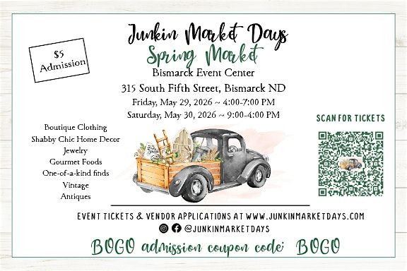 Junkin' Market Days Bismarck Spring Event (Customer)
