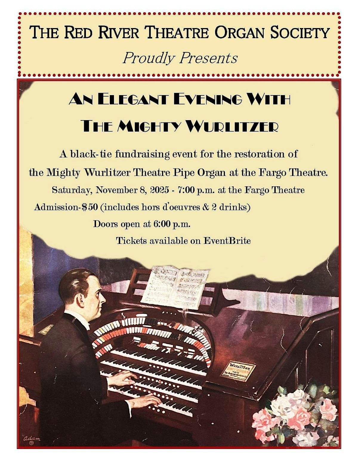 An Elegant Evening With The Mighty Wurlitzer .