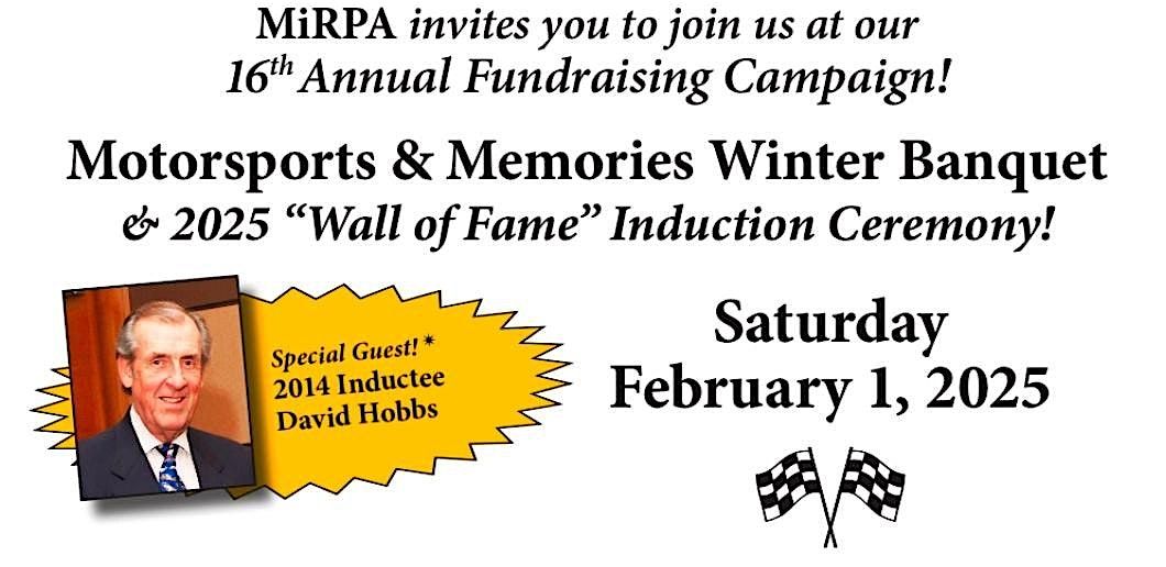 MiRPA 16th Annual Motorsports & Memories Banquet