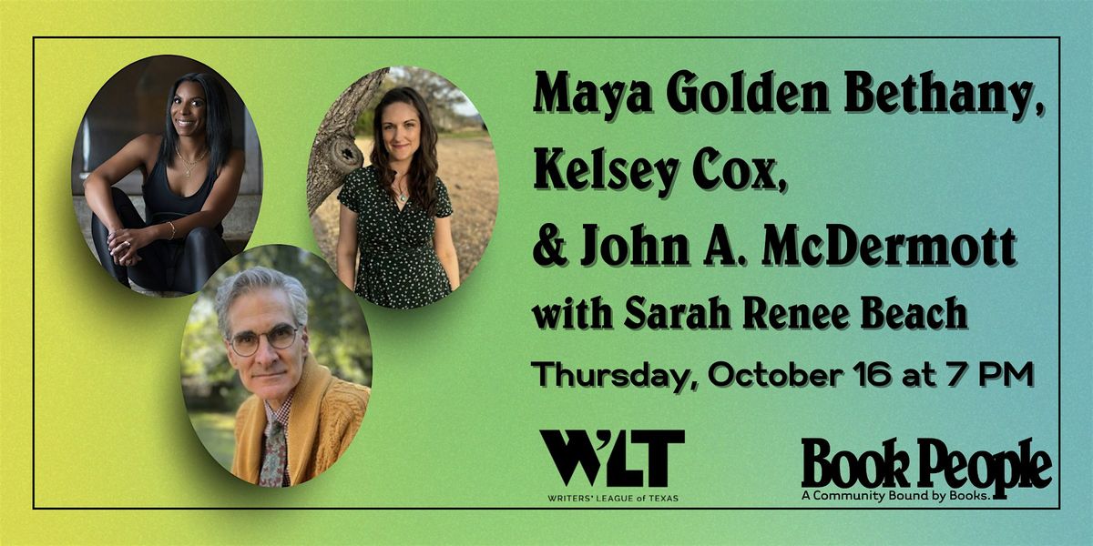 BookPeople Presents: Writers' League of Texas October Third Thursday