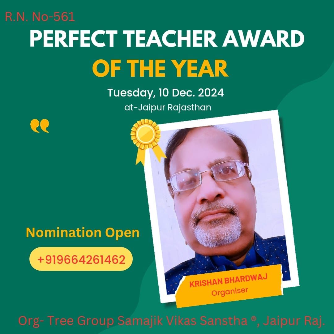 Perfect Teachers Award of the year 2024