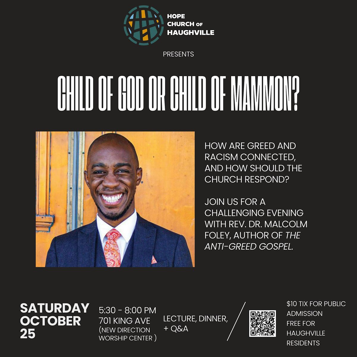 Child of Mammon or Child of God?