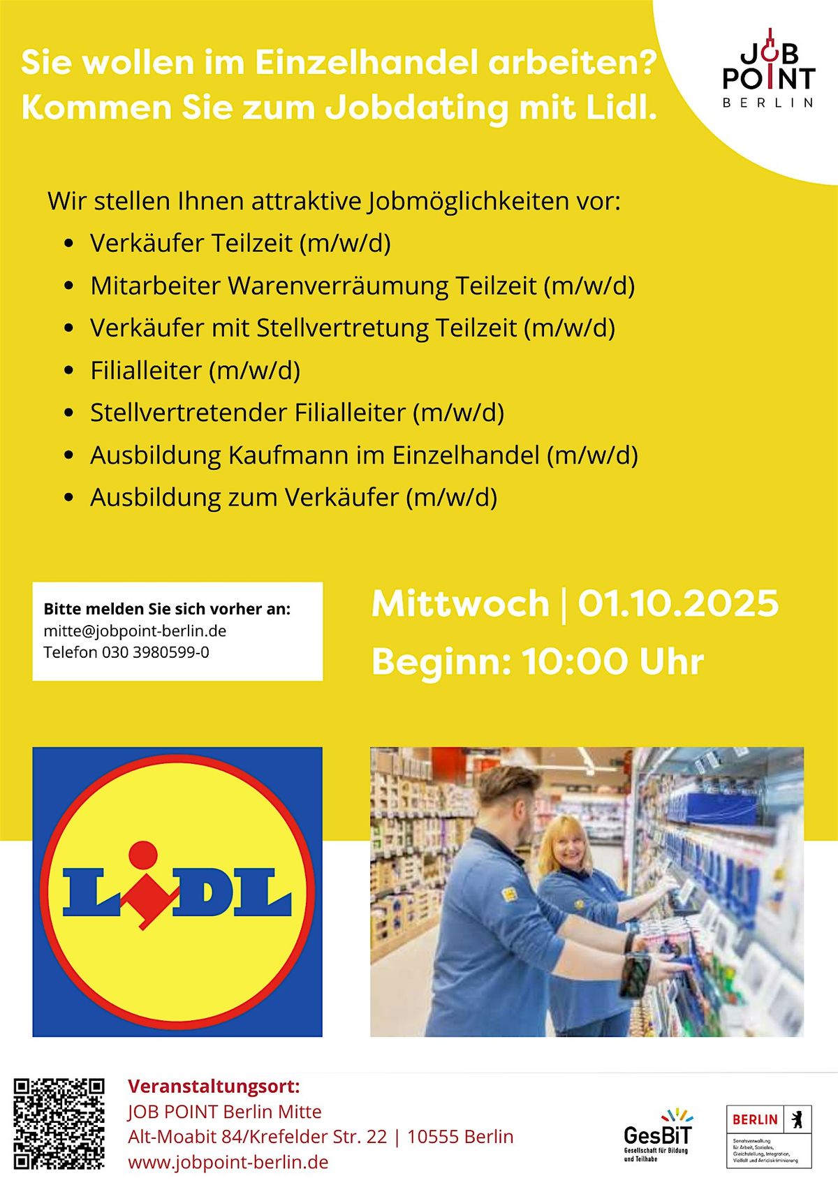 Jobdating im Handel \u2013 Lernen Sie den Arbeitgeber Lidl kennen!