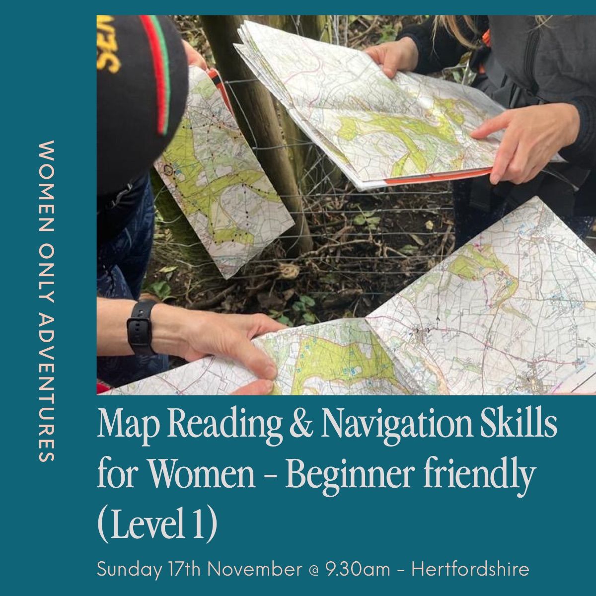 FULLY BOOKED - Map Reading & Navigation Skills for Women - Beginner friendly (Level 1) 