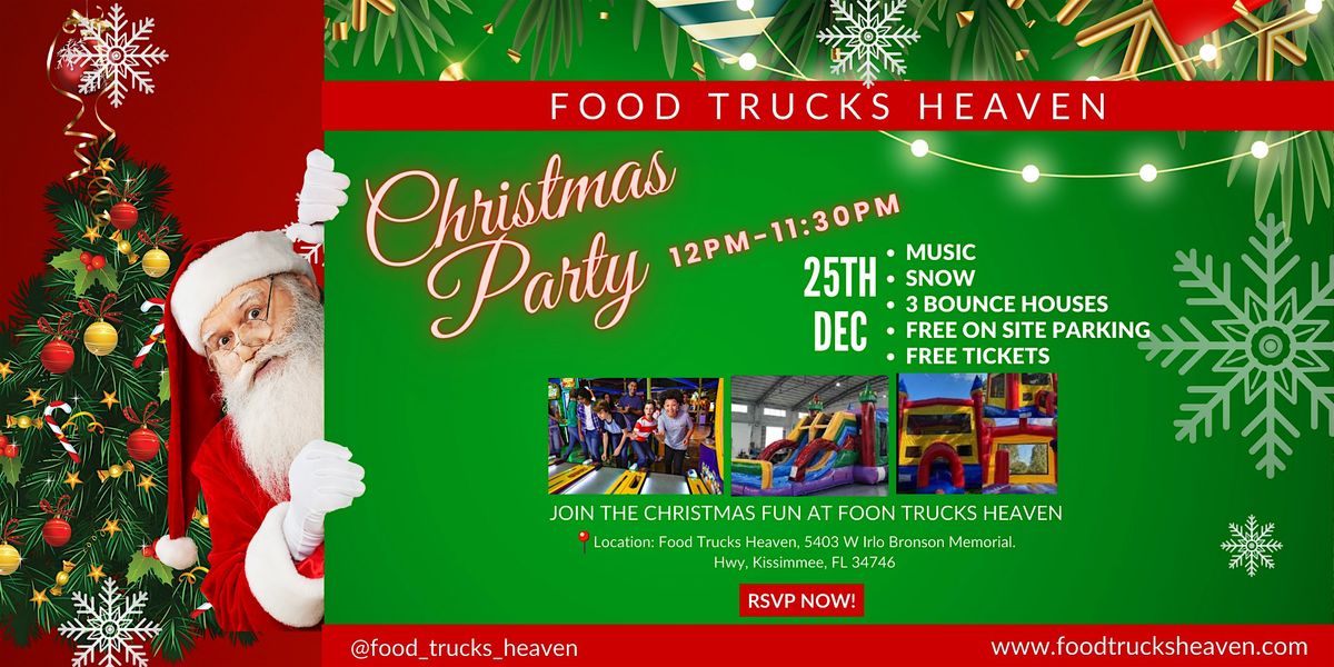 Snow, Music, and Joy: Celebrate Christmas at Food Trucks Heaven!