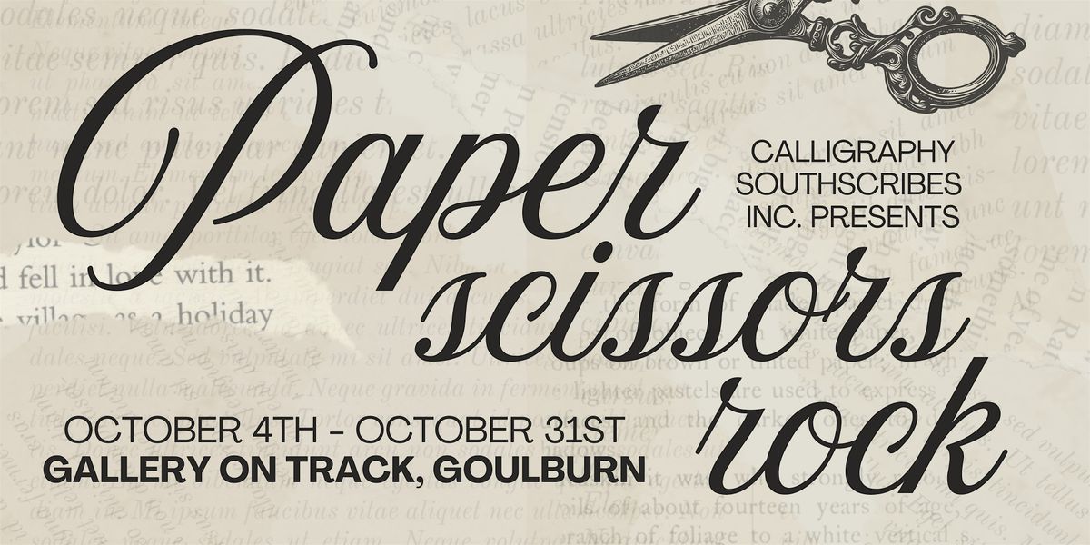 Paper Scissors Rock Exhibition and Workshops