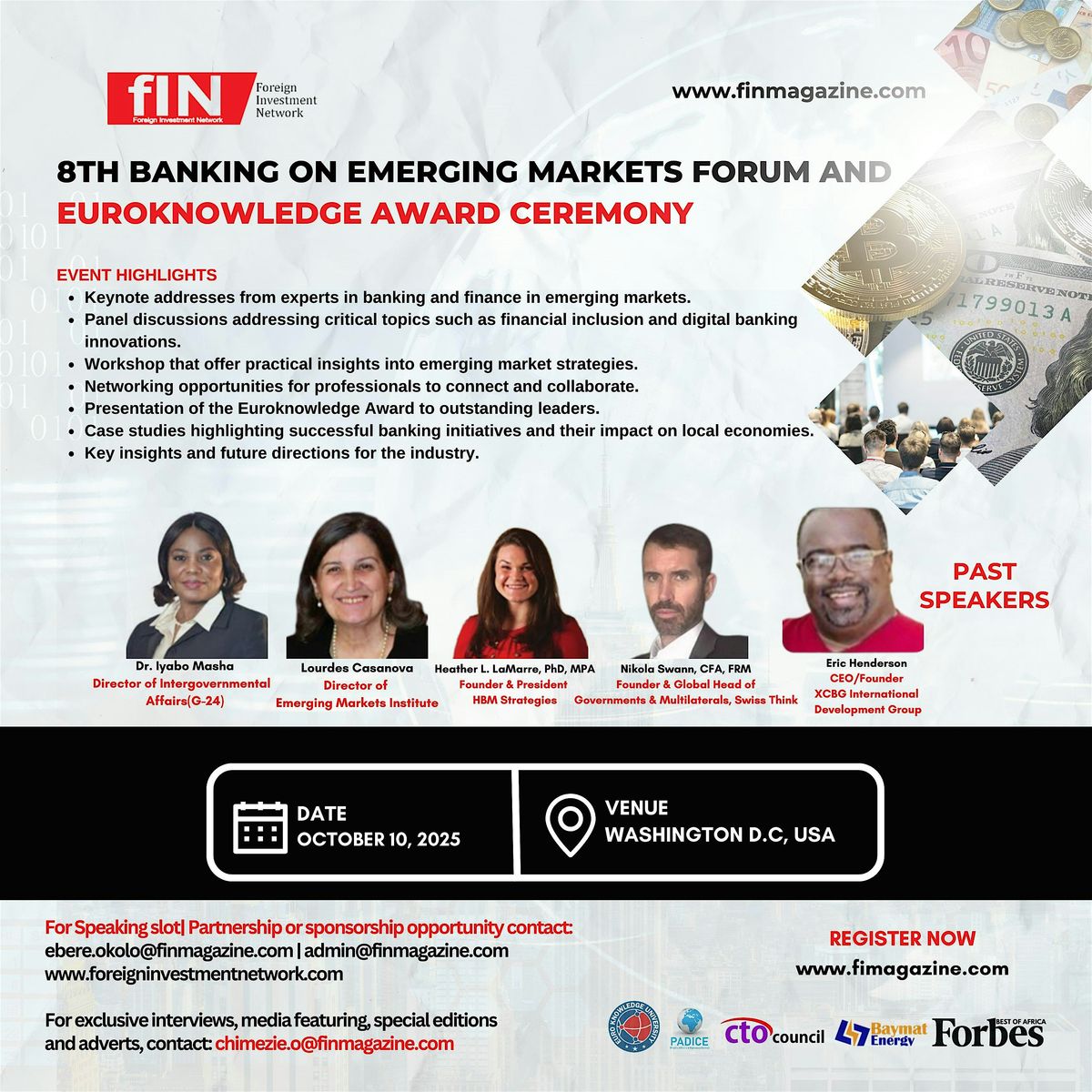 8th Banking on Emerging Markets Forum and Euroknowledge Award Ceremony