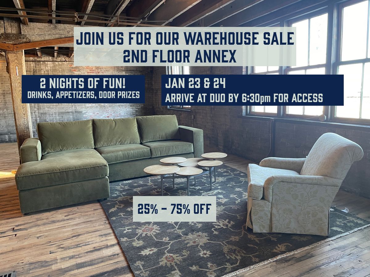 Warehouse Sale & Party