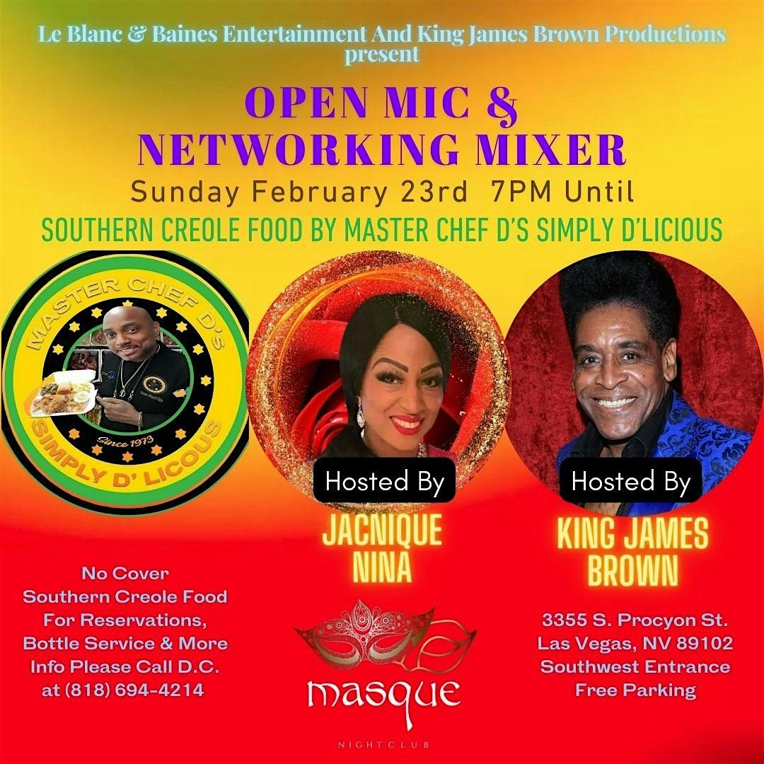 Open Mic & Networking Mixer