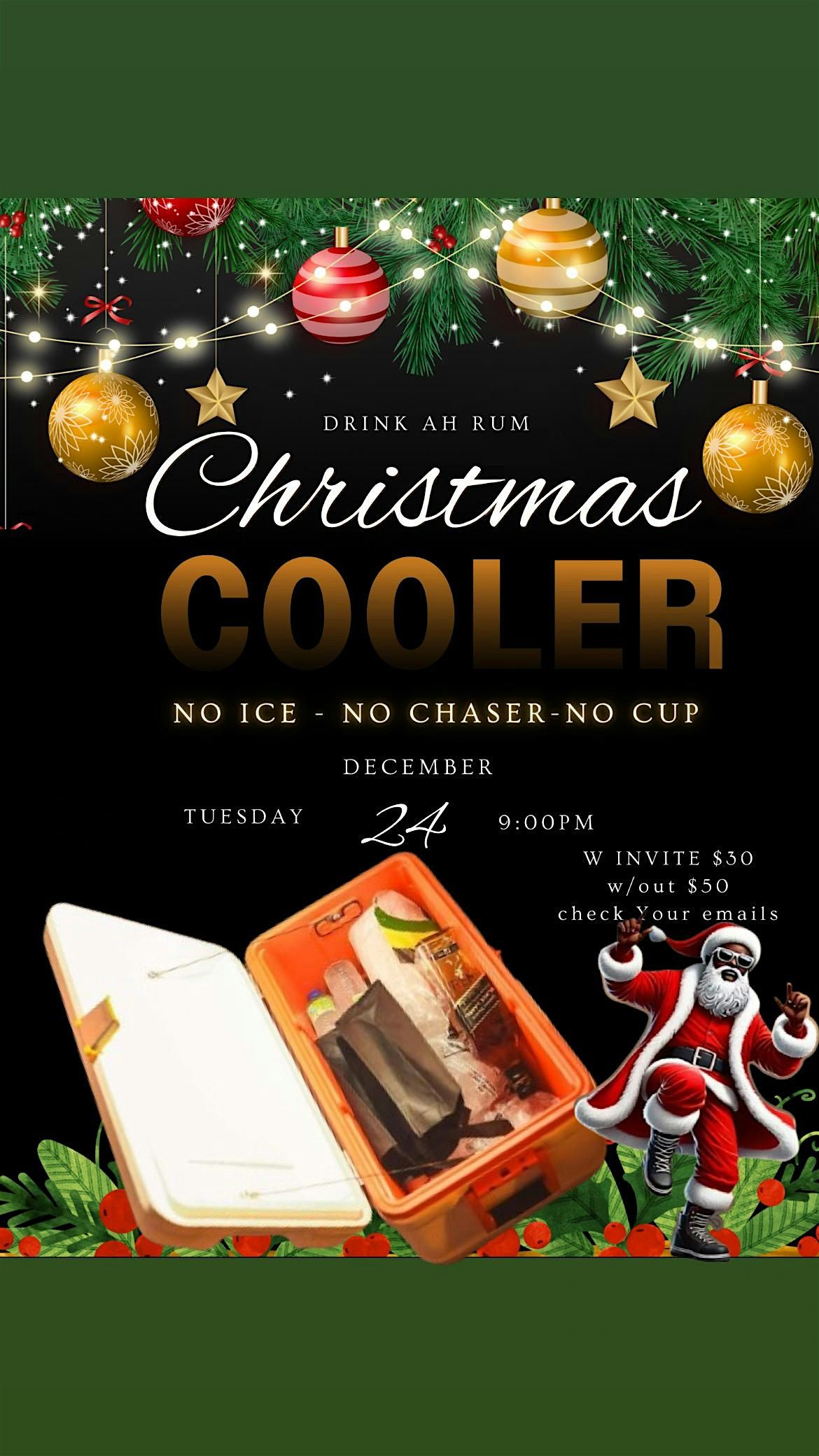 Drink Ah Rum(Christmas Cooler)