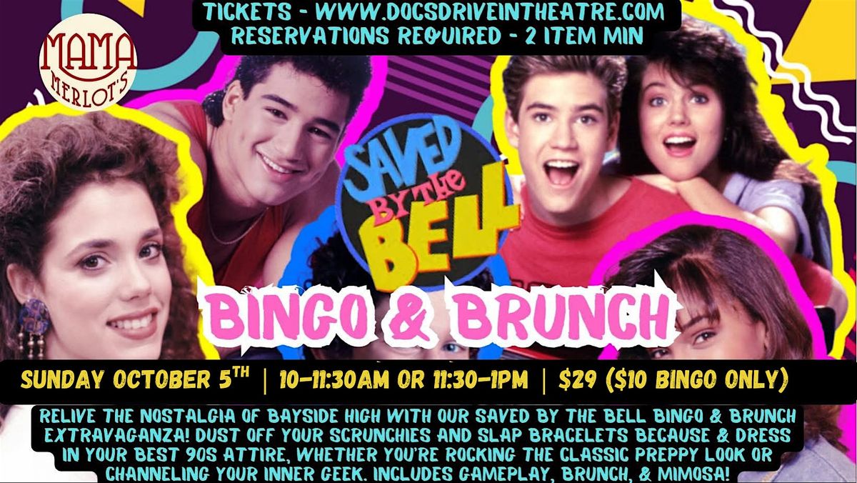 Saved by the Bell Bingo & Brunch at the Speakeasy