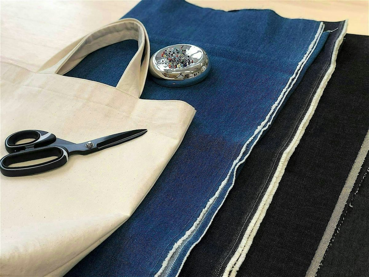 Beginner sewing workshop - denim totebag