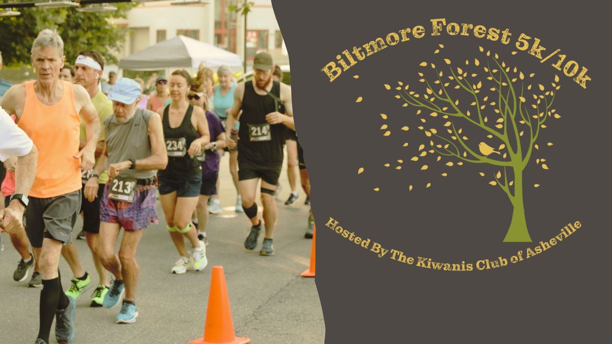 Biltmore Forest 5k\/10k benefitting the Kiwanis Club of Asheville