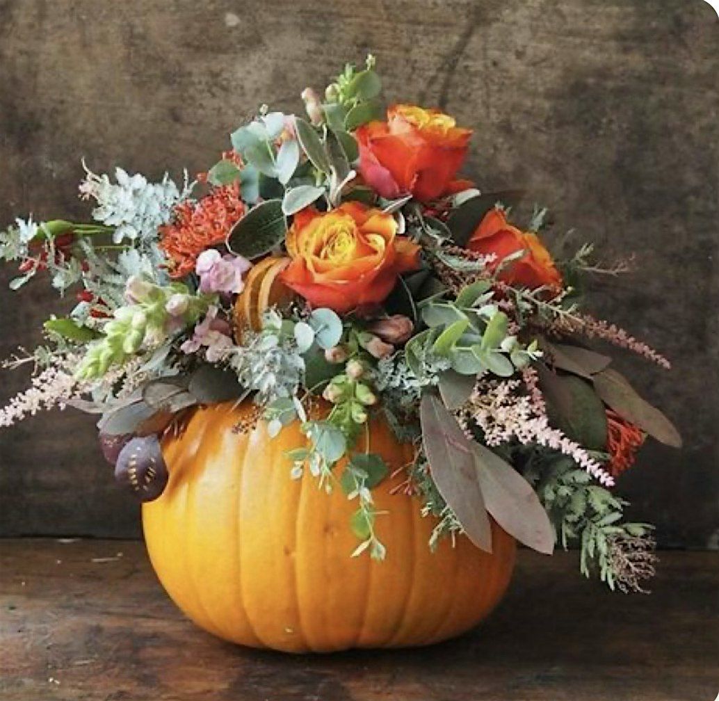 Pumpkin Spice Blooms: Learn to Make Your Thanksgiving Centerpiece