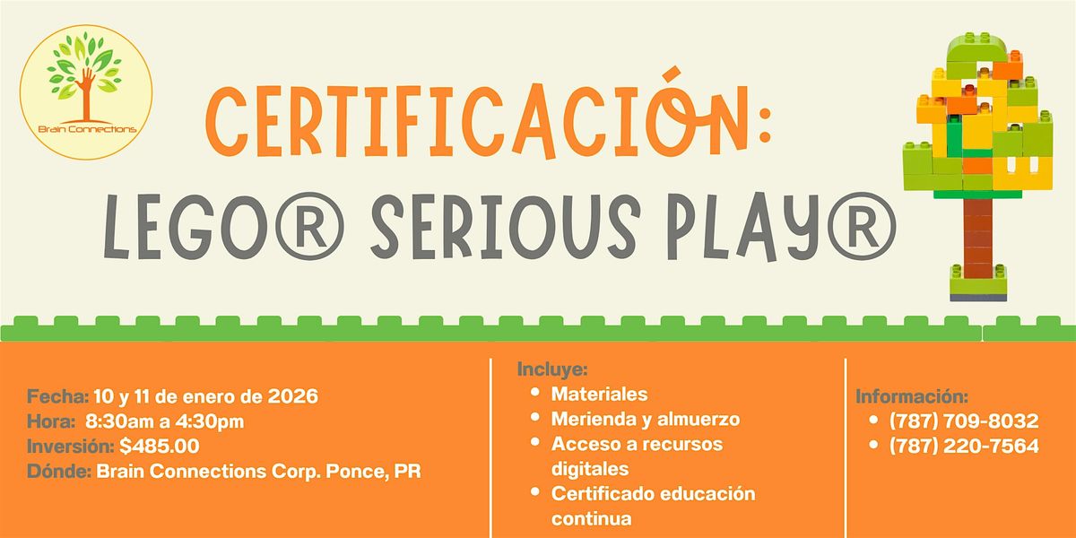 Certificaci\u00f3n: Lego Serious Play