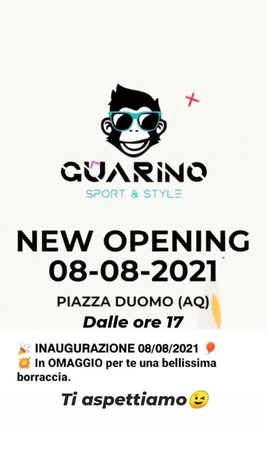 Inaugurazione Guarino sport & style