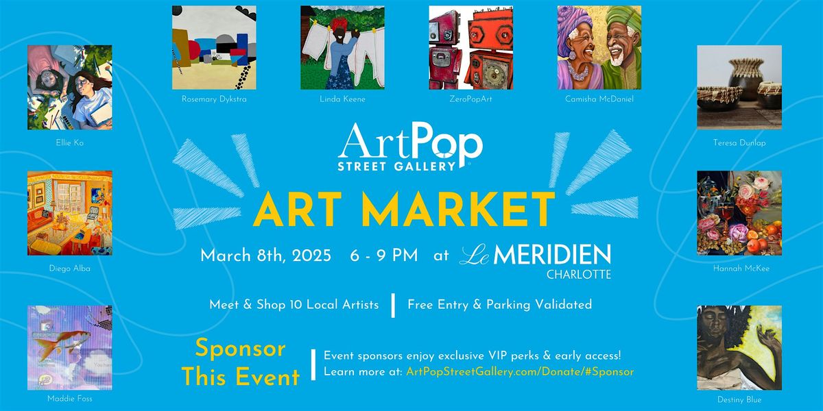 Free! ArtPop Art Market featuring local artwork